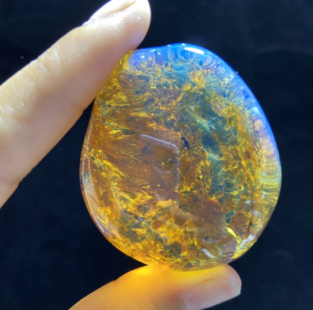 多米尼加蓝珀专场 多米尼加蓝珀随形