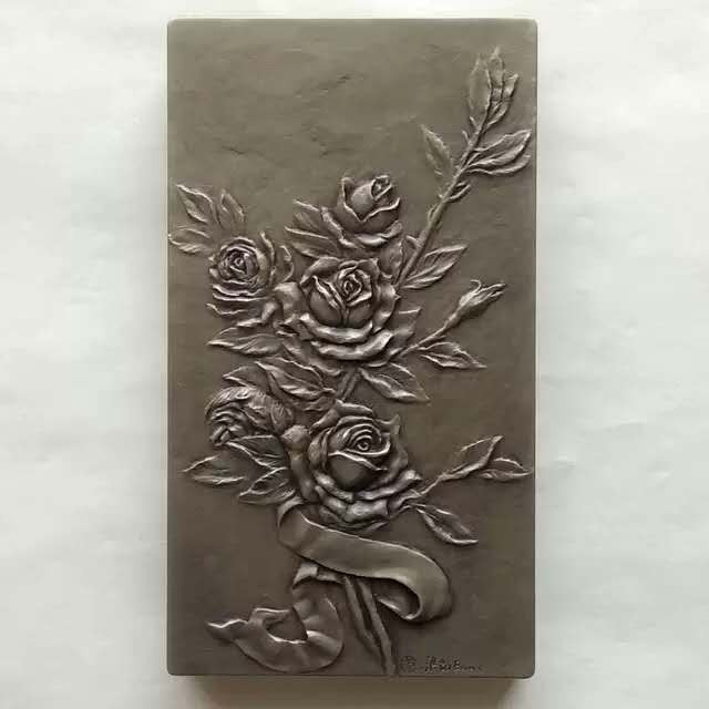 麦朵尔艺术俱乐部第25场拍卖 玫瑰之梦铜章 纪念章 白铜版