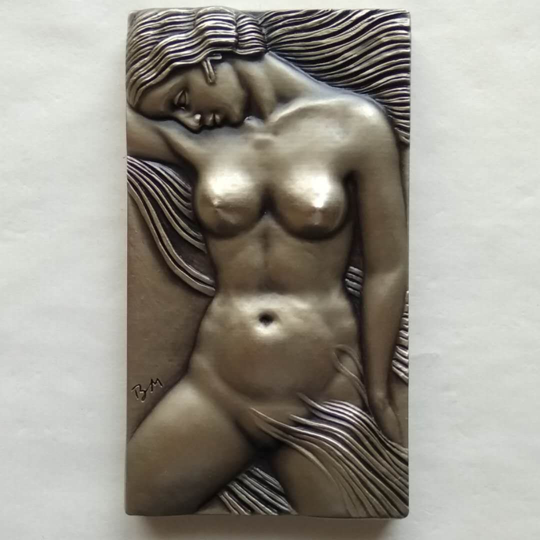 麦朵尔艺术俱乐部第25场拍卖 玫瑰之梦铜章 纪念章 白铜版