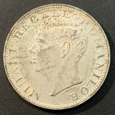 紫瑗钱币—微拍第38期  - 罗马尼亚 1944年 500列伊 12克 0.7银 