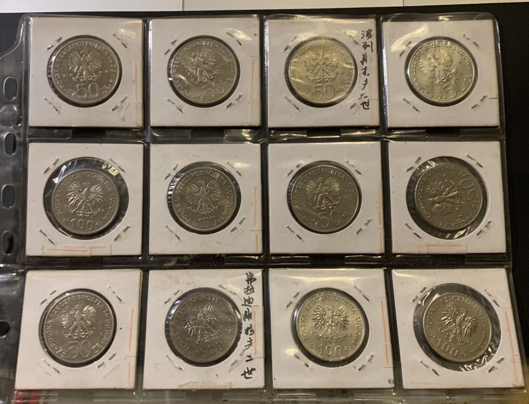 紫瑗钱币—微拍第38期  波兰 十二皇帝（大公） 12枚 镍币 全