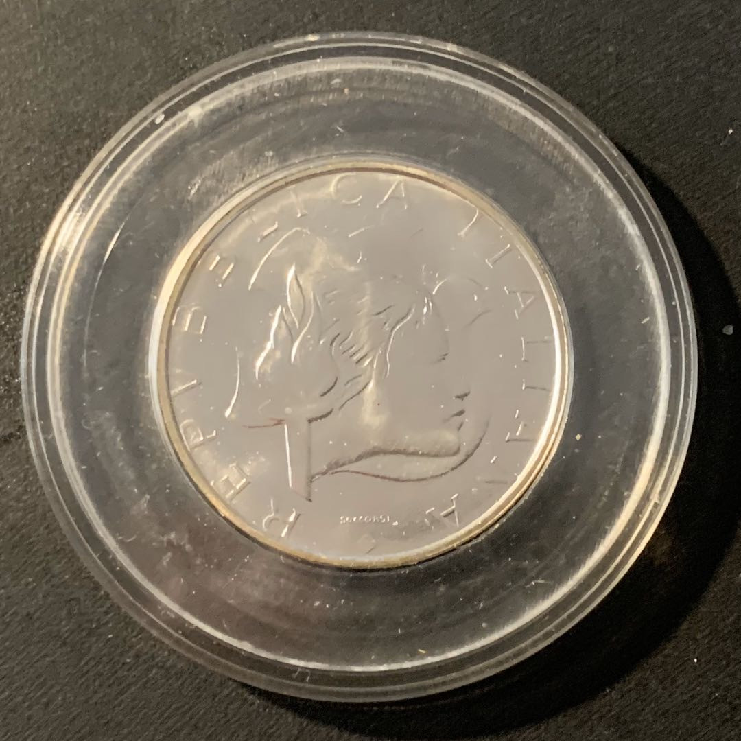 紫瑗钱币—微拍第40期  意大利 1984年 洛杉矶奥运会 500里拉 11克 0.835银