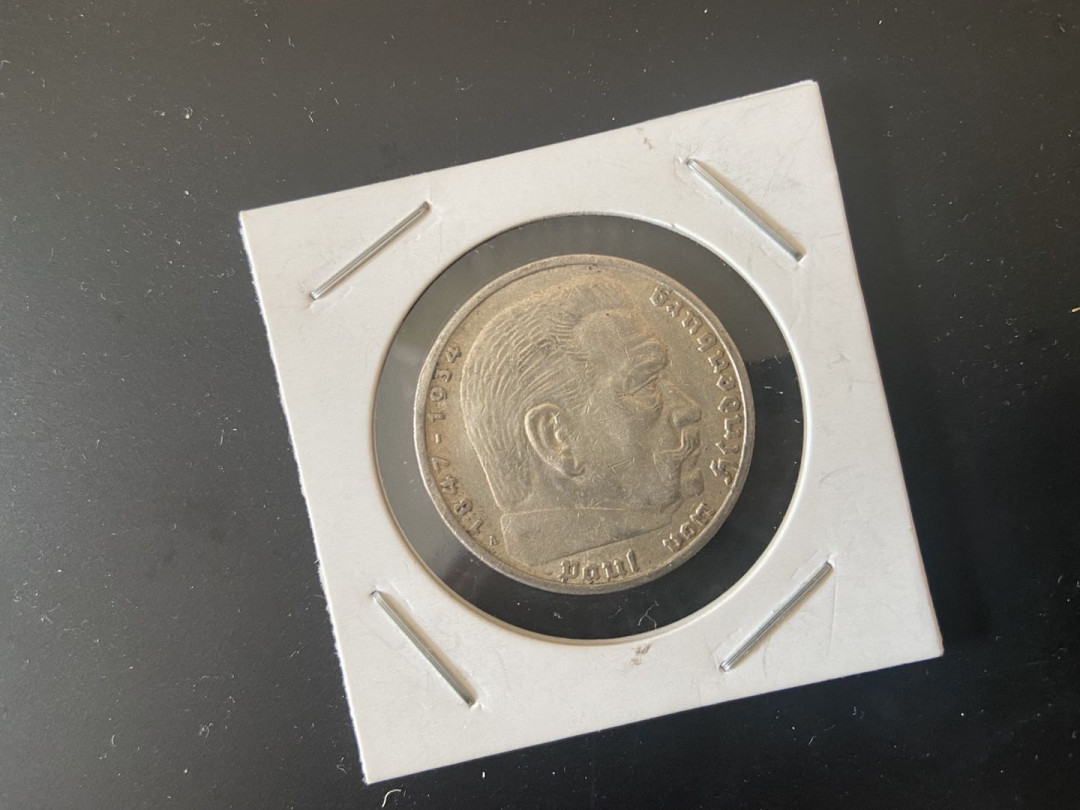 【币观天下】第101期钱币拍卖 【德国】德国兴登堡5马克银币