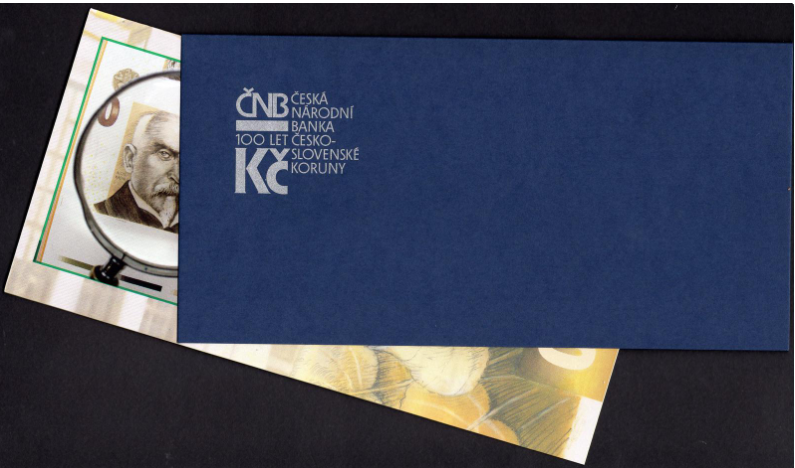 【收藏联盟】第129期拍卖——撒哈拉的黑珍珠（共50拍） 捷克2019年 100克朗 全新UNC 带册 克朗发行100周年纪念钞 精美的设计