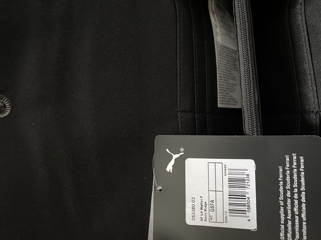 CSIS-GREAT评级精品钱币拍卖第三十期 彪马 法拉利 联名纪念长款钱包 中性灰色