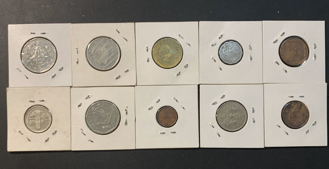 紫瑗钱币—微拍第41期  外国钱币一组10枚 NO.6