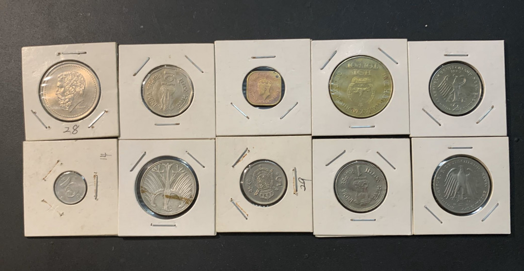 紫瑗钱币—微拍第41期  外国钱币一组10枚 NO.5