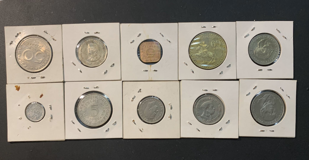 紫瑗钱币—微拍第41期  外国钱币一组10枚 NO.5