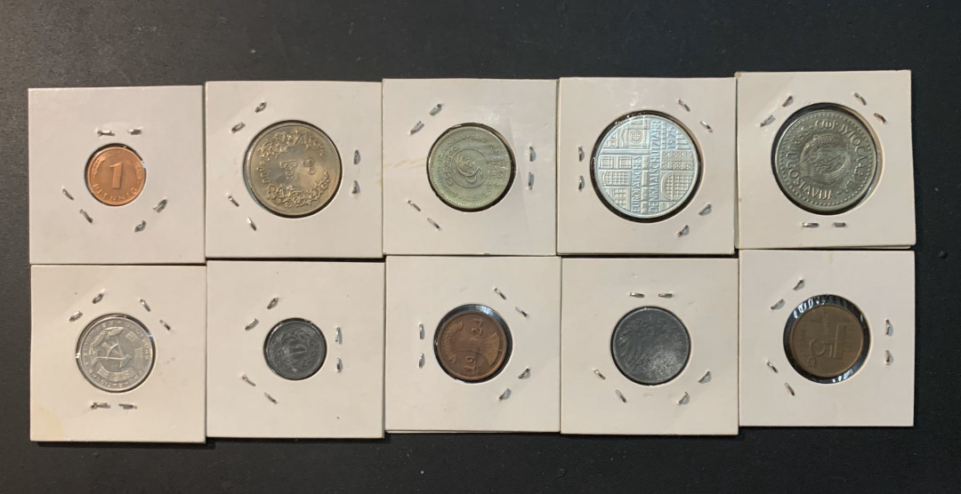 紫瑗钱币—微拍第41期  外国钱币一组10枚 NO.4