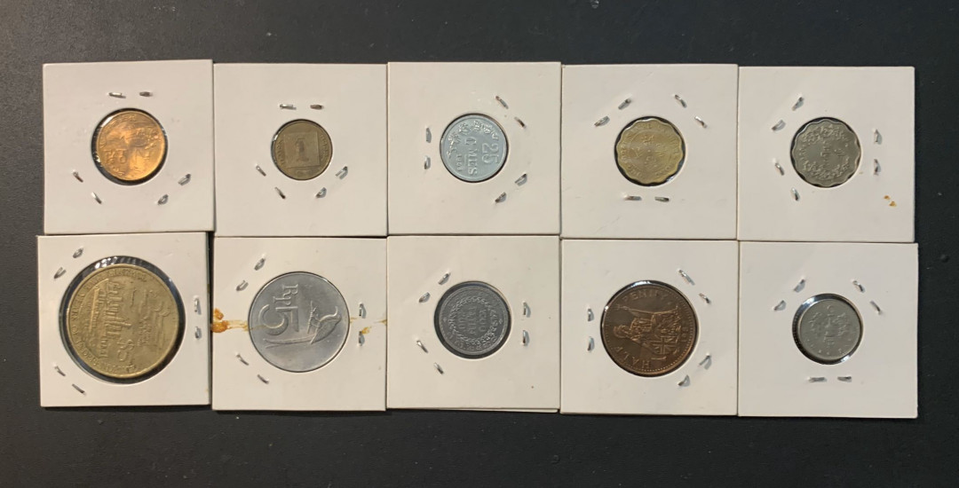 紫瑗钱币—微拍第41期  外国钱币一组10枚 NO.2