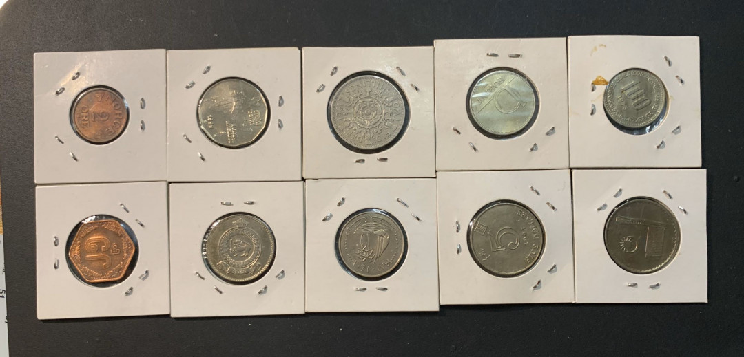 紫瑗钱币—微拍第41期  外国钱币一组10枚 NO.3