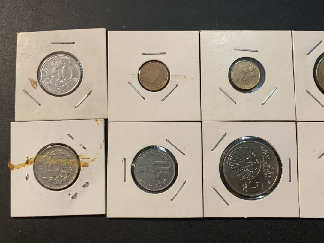 紫瑗钱币—微拍第41期  外国钱币一组10枚 NO.1