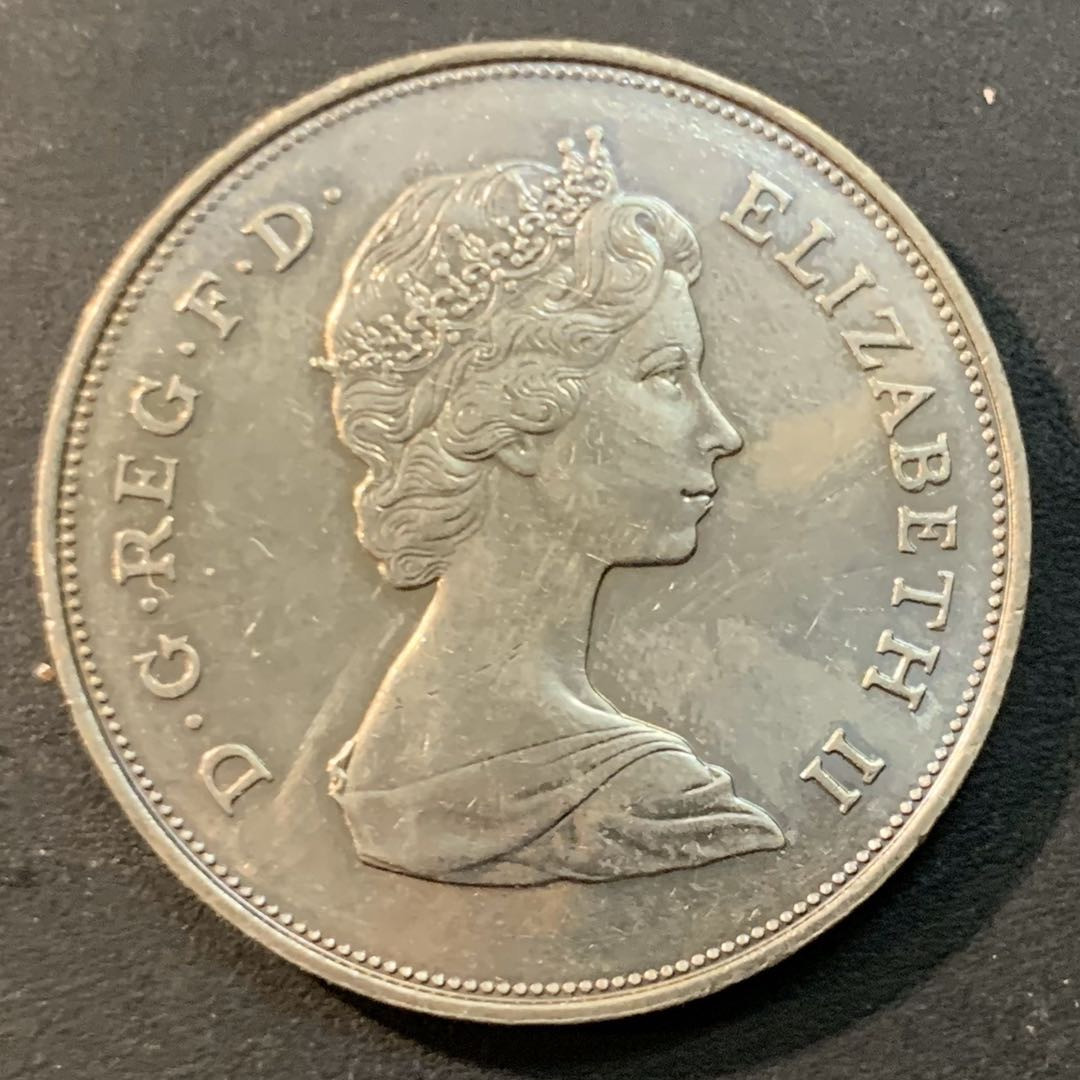 紫瑗钱币—微拍第41期  英国 1981年 查尔斯和戴安娜 25便士 镍币 克朗型