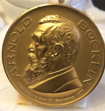 麦朵尔艺术俱乐部币型章专场(26) - 象征主义瑞士画家Arnold bocklin