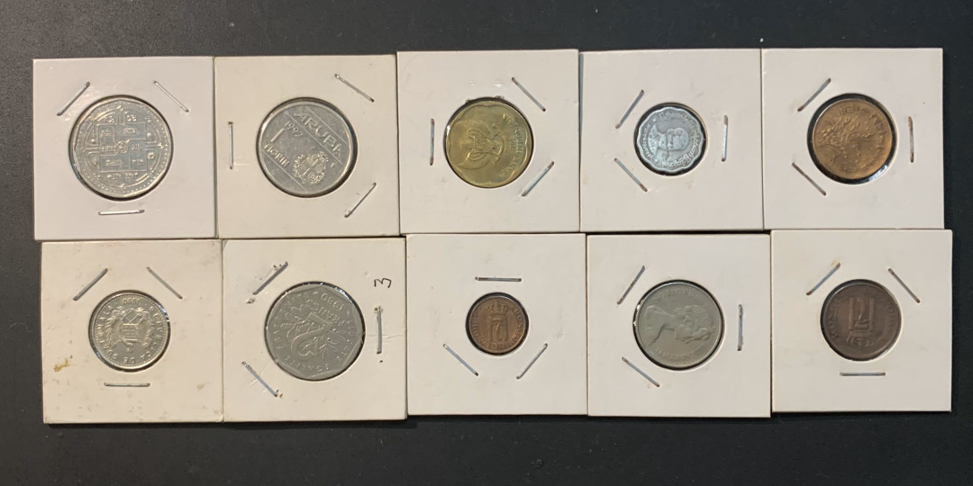 紫瑗钱币—微拍第41期  外国钱币一组10枚 NO.6