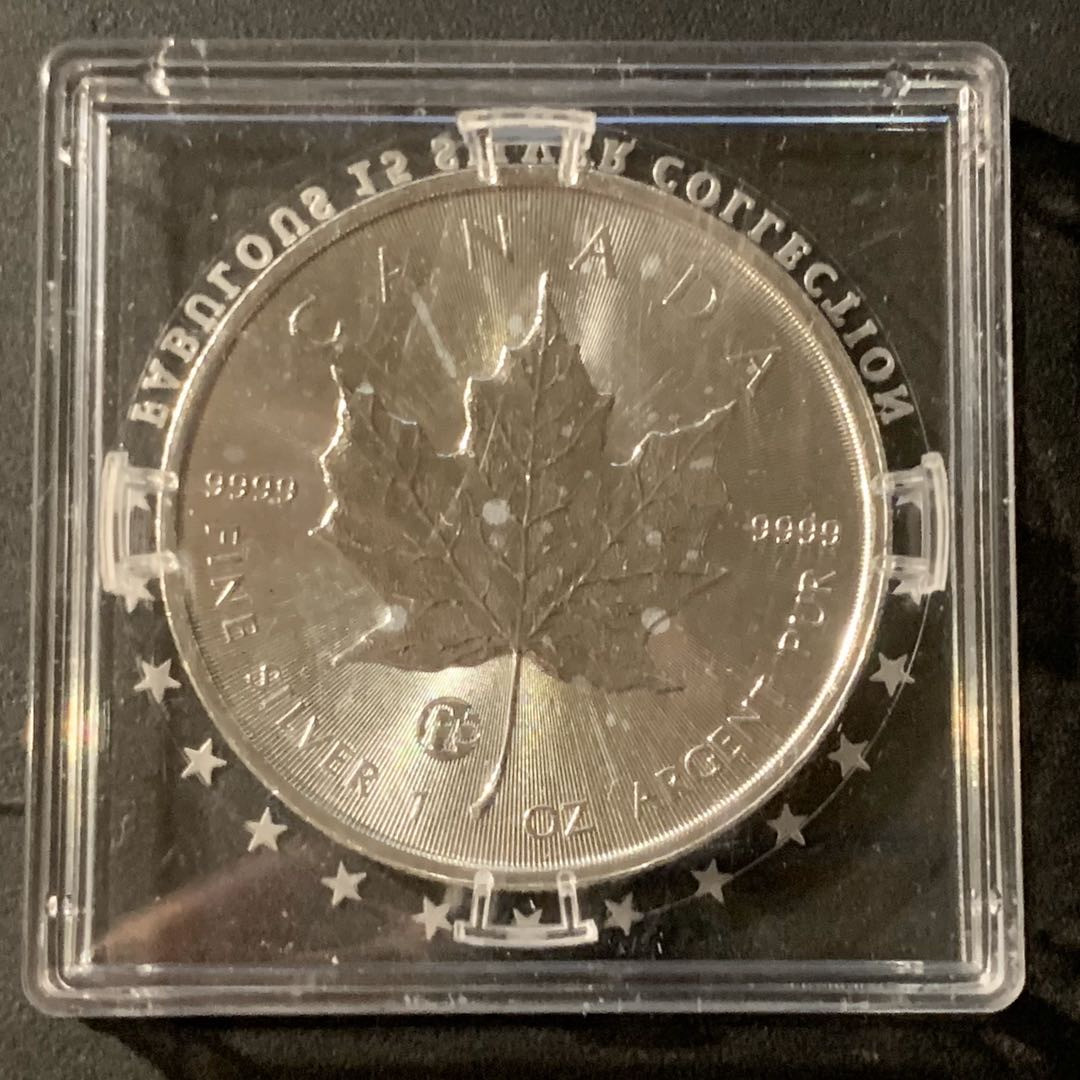 紫瑗钱币—微拍第41期  加拿大 2016年 枫叶 1元 投资银币 1盎司 31.1克 0.999银