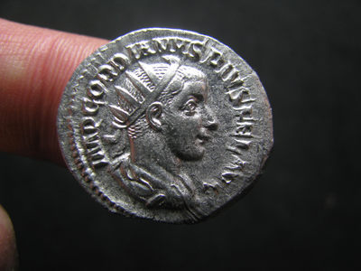 2020“爱你爱你”第十四期~外国古钱币 - 古罗马帝国，皇帝戈尔狄安三世，银币