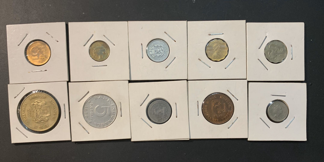 紫瑗钱币—微拍第41期  外国钱币一组10枚 NO.2