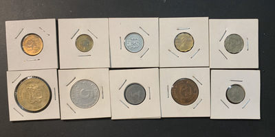 紫瑗钱币—微拍第41期  - 外国钱币一组10枚 NO.2