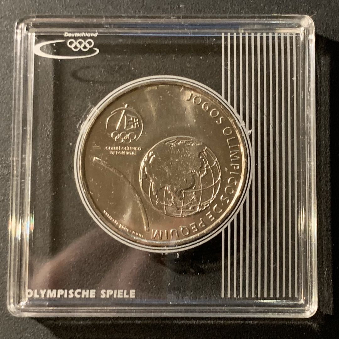 紫瑗钱币—微拍第41期  葡萄牙 2008年 北京奥运会 2.5欧 纪念币 镍币