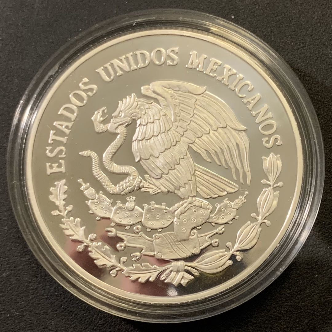 紫瑗钱币—微拍第43期  墨西哥 2006年 德国世界杯 5比索 31.1克 0.999银 精制