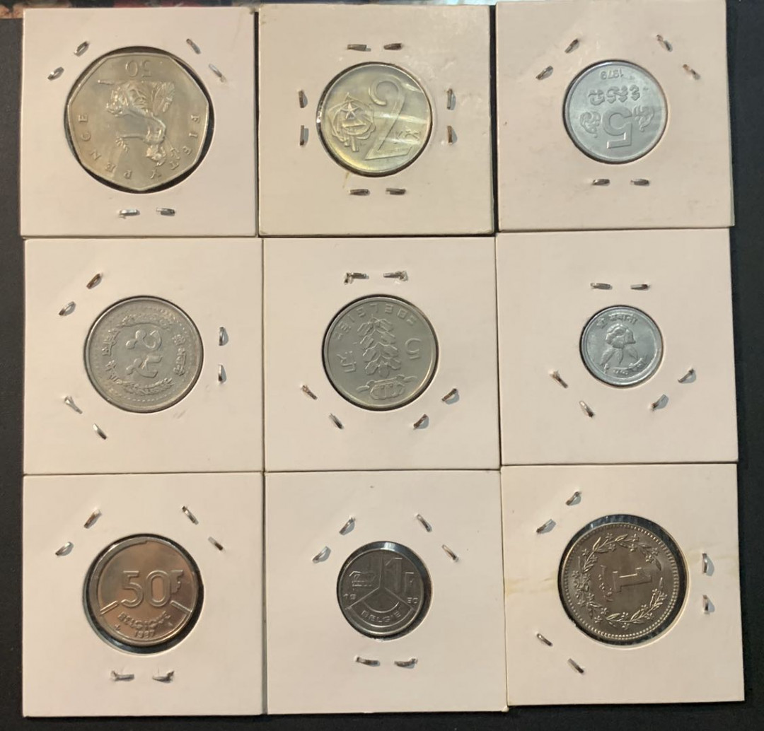 紫瑗钱币—微拍第43期  外国钱币一组9枚 NO.2