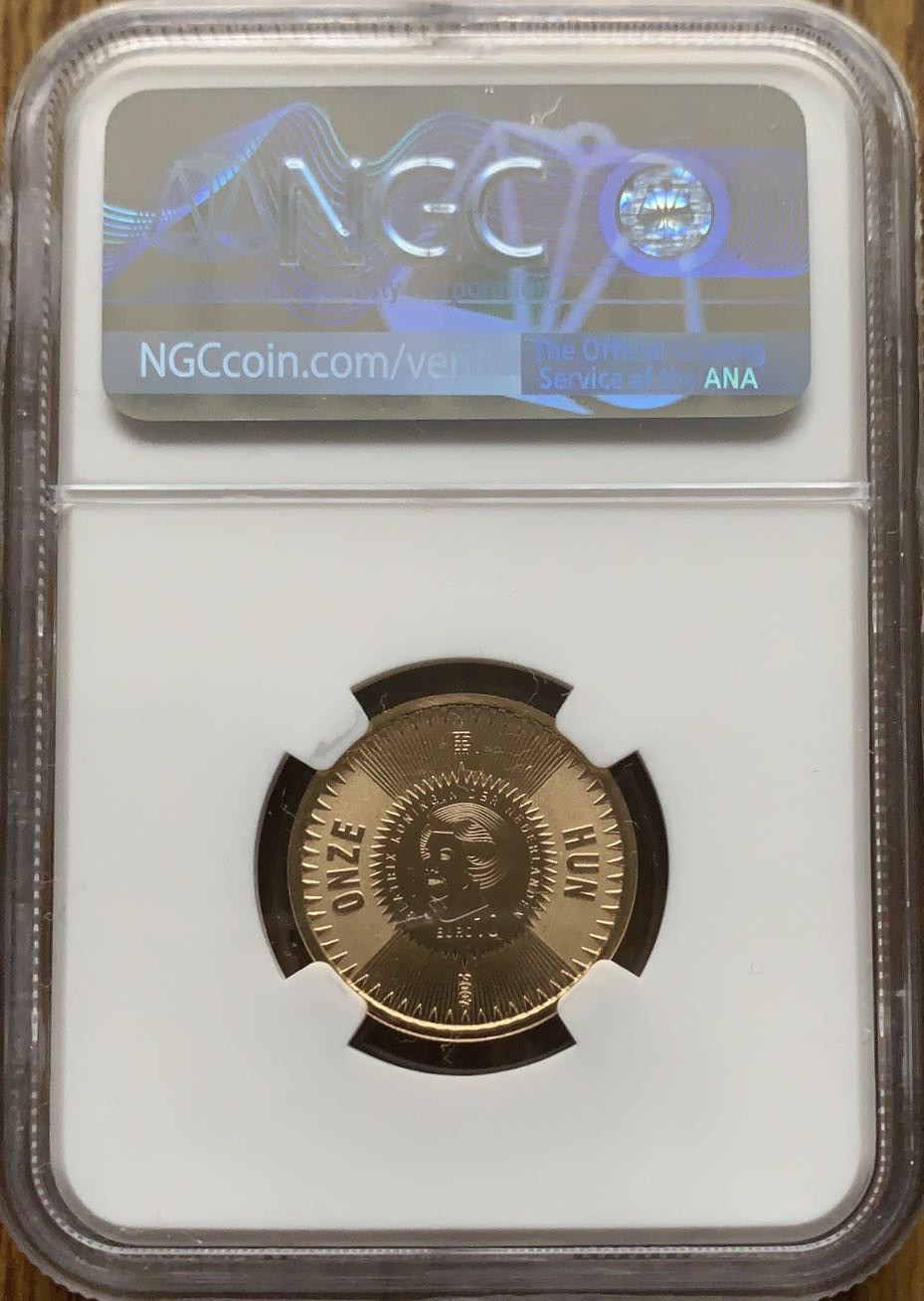 紫瑗钱币—微拍第43期  荷兰 2007年 海军上将 德鲁伊特诞辰400周年 10欧元 金币 6.72克 NGC PR70 UC