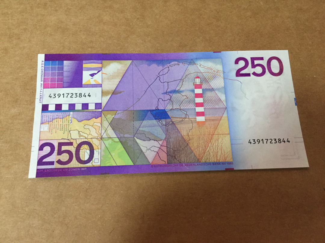 【收藏联盟】第130期拍卖——伊比利亚斗牛士（共55拍） 荷兰 1985年 250盾 经典灯塔 品相如图 （汇率125欧元左右）