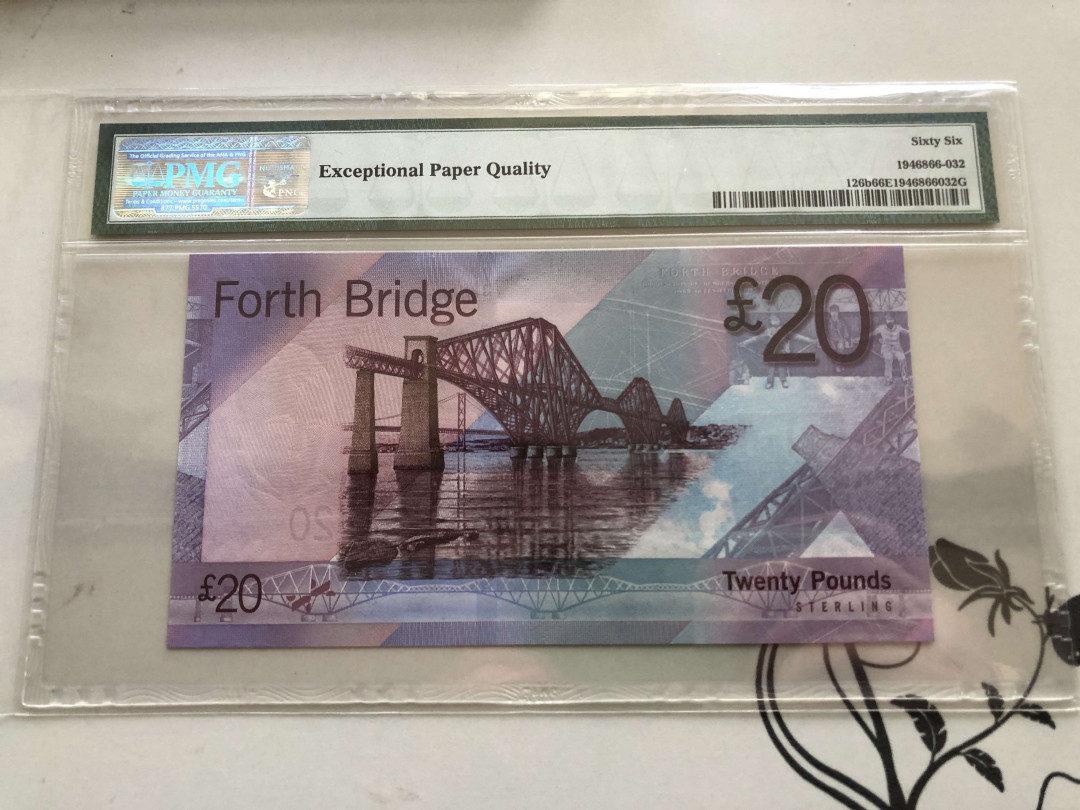 【收藏联盟】第130期拍卖——伊比利亚斗牛士（共55拍） 苏格兰 2009年 20镑 PMG66EPQ 无47