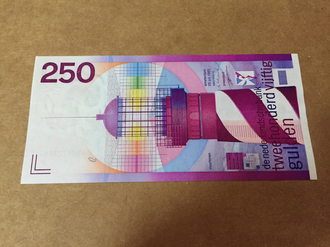 【收藏联盟】第130期拍卖——伊比利亚斗牛士（共55拍） 荷兰 1985年 250盾 经典灯塔 品相如图 （汇率125欧元左右）