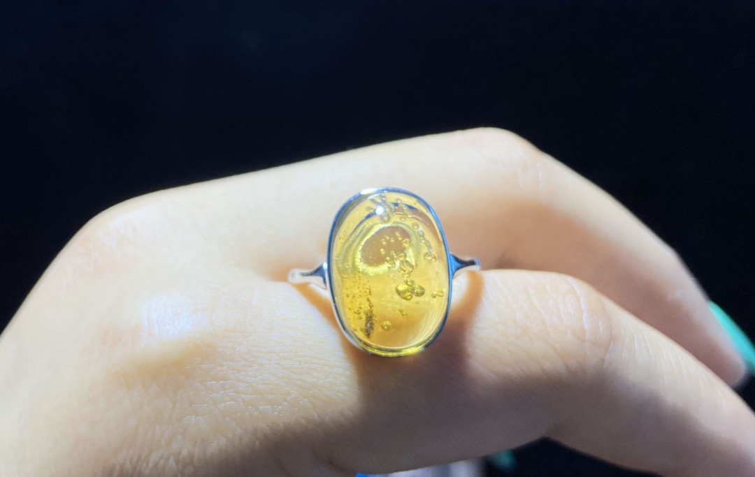 多米、缅甸琥珀混拍专场 虫珀女戒