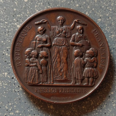 麦朵尔艺术俱乐部第28场拍卖 - 法国教育部奖章1874-75