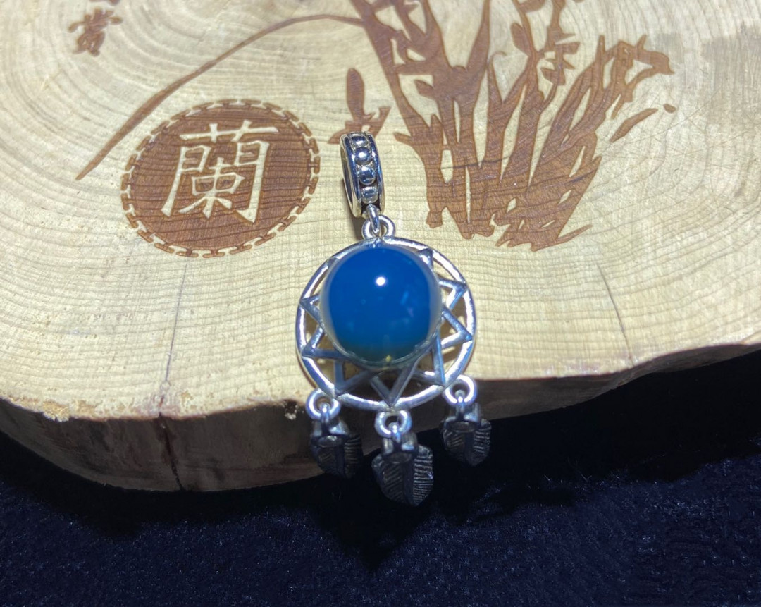 多米、缅甸琥珀混拍专场 多米尼加蓝珀吊坠