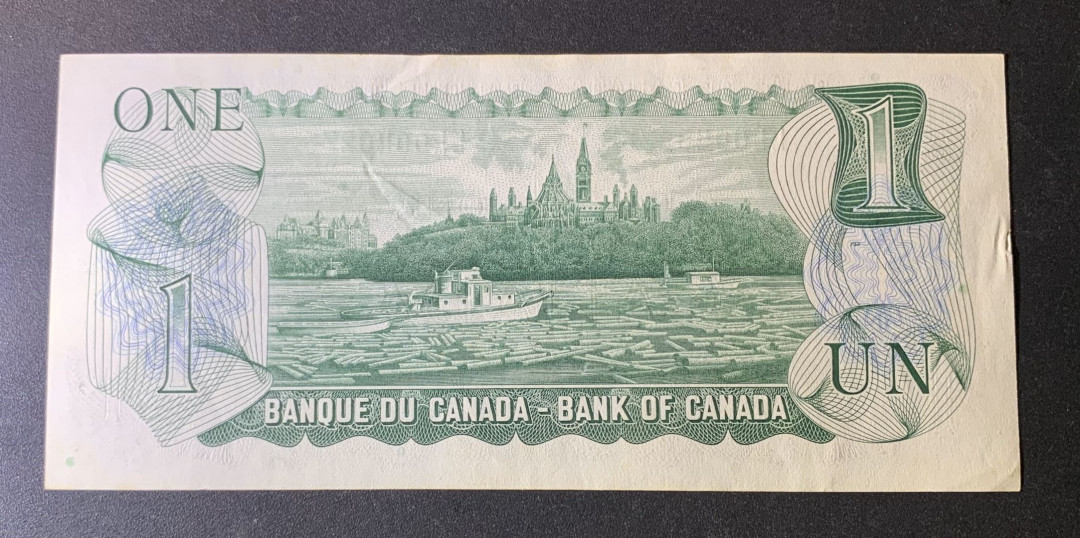 紫瑗钱币—微拍第44期—纸币场 加拿大 1973年 1元 UNC
