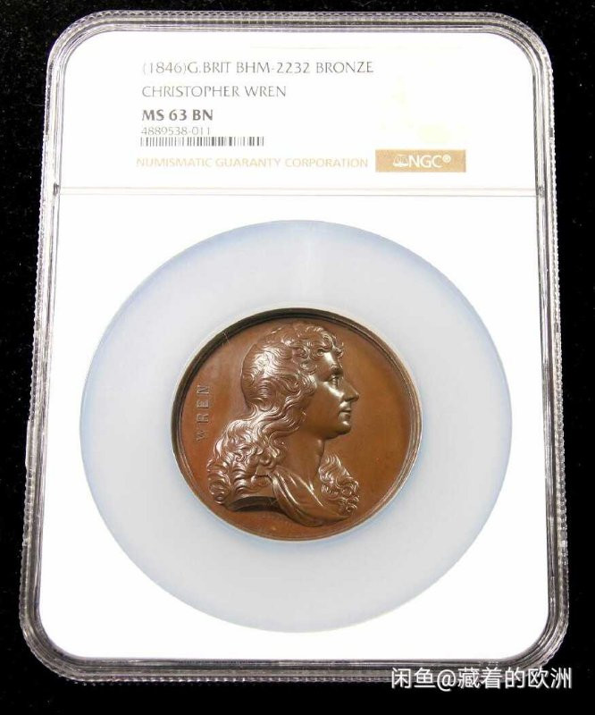 麦朵尔艺术俱乐部欧洲古典章（第29场）拍卖 1846年伦敦艺术联盟之建筑师雷恩