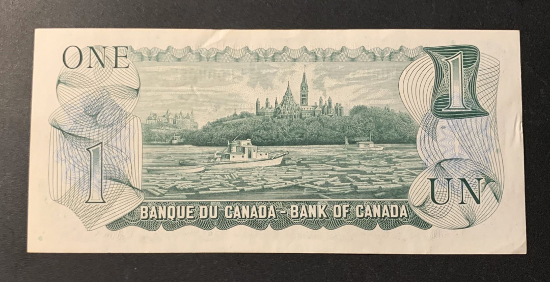 紫瑗钱币—微拍第44期—纸币场 加拿大 1973年 1元 UNC
