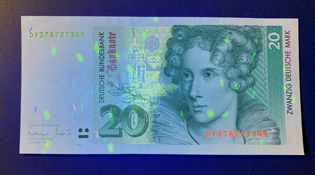 紫瑗钱币—微拍第44期—纸币场 德国 1993年 20马克 UNC