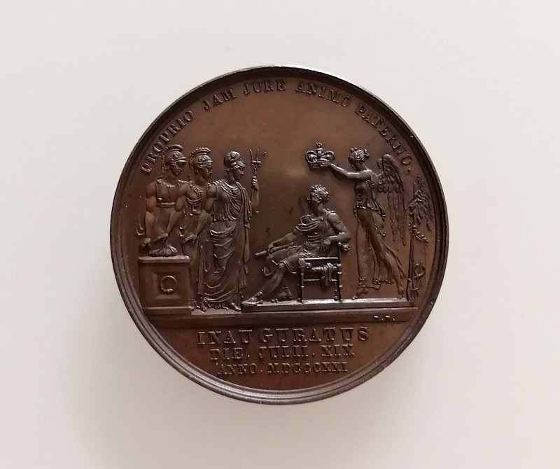 麦朵尔艺术俱乐部欧洲古典章（第29场）拍卖 1821年乔四登基铜章