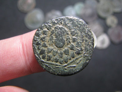 2020“爱你爱你”第十六期～外国古钱币 - 古希腊，宙斯之盾，铜币