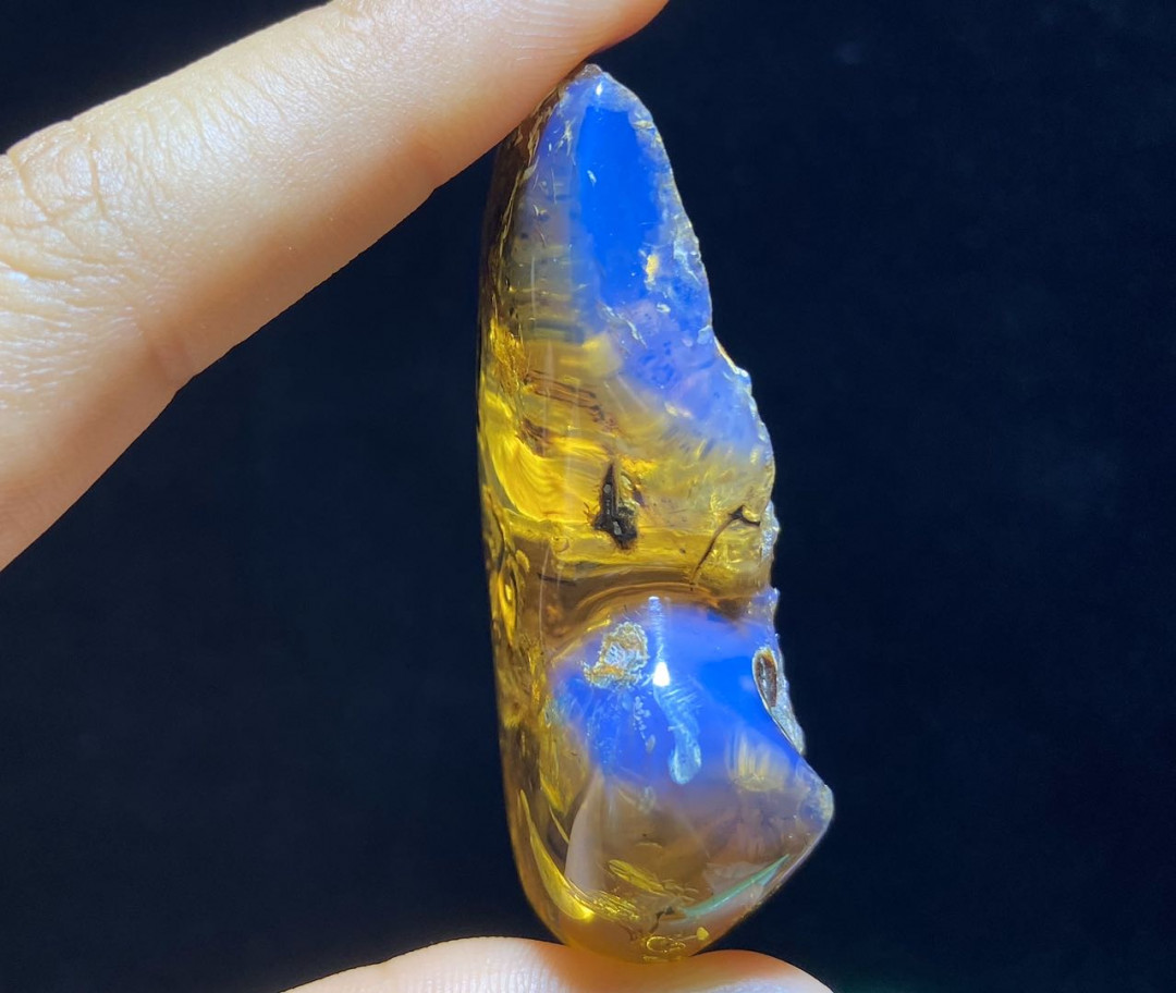 多米尼加蓝珀拍卖 多米尼加蓝珀随形