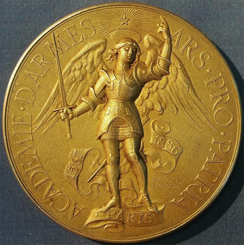 麦朵尔俱乐部第31场拍卖 法国军事学院表彰大银章