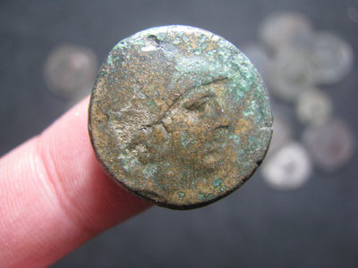 2020“爱你爱你”第十六期～外国古钱币 - 古希腊，战神玛尔斯，铜币