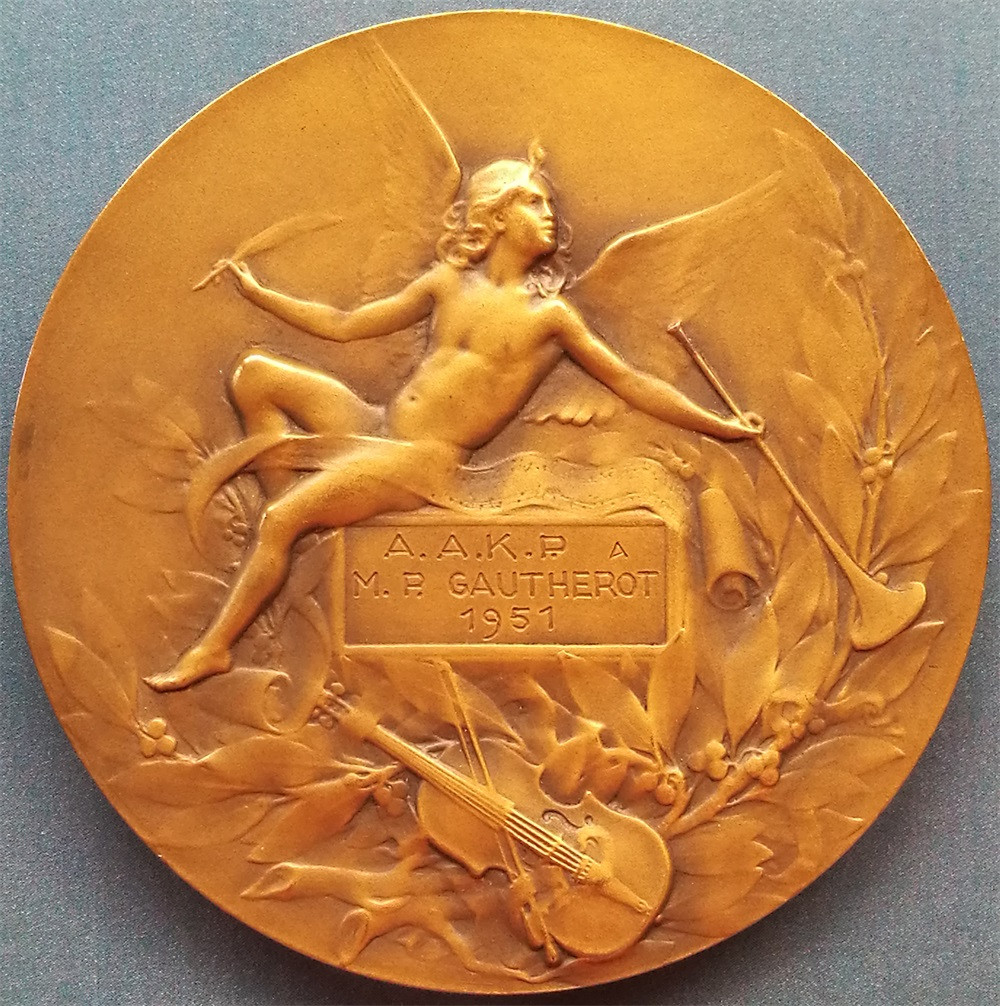 麦朵尔俱乐部第31场拍卖 俄耳甫斯{太阳神阿波罗之子}大铜章