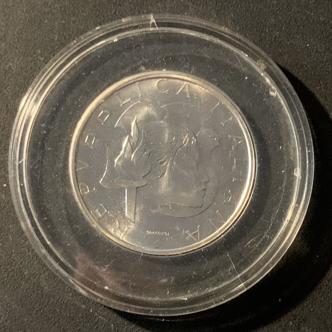 紫瑗钱币—微拍第46期  意大利 1984年 洛杉矶奥运会 500里拉 11克 0.835银