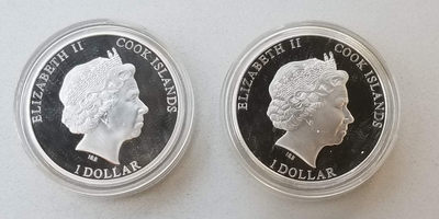 【随心拍&GetCoins】现代钱币拍卖第四十六期 库克2012年古代埃及历史彩色纪念币两枚