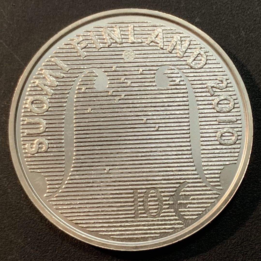 紫瑗钱币—微拍第46期  芬兰 2010年 音乐家 康尼斯塔 10欧元 25克 0.925银