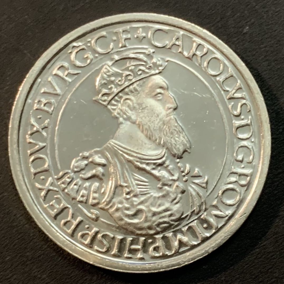 紫瑗钱币—微拍第46期  比利时 1987年 罗马条约30周年 5埃局 22.85克 0.833银