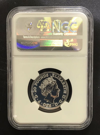 【随心拍&GetCoins】现代钱币拍卖第四十六期 英国2016年圣诞节耶稣诞生纪念银币NGC70