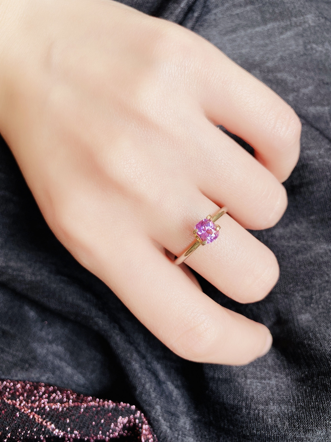 【4月4日 多种裸石、银饰】HH GEMS 4月综合拍卖特辑 PURPLE SAPPHIRE 天然紫色蓝宝石 0.86克拉 vivid purple鲜明闪亮 无烧 有证书 