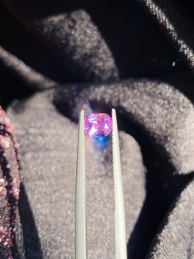 【4月4日 多种裸石、银饰】HH GEMS 4月综合拍卖特辑 - PURPLE SAPPHIRE 天然紫色蓝宝石 0.86克拉 vivid purple鲜明闪亮 无烧 有证书 